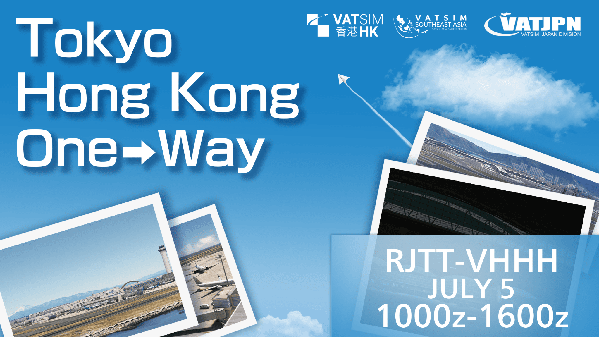 Tokyo Hong Kong One-Way