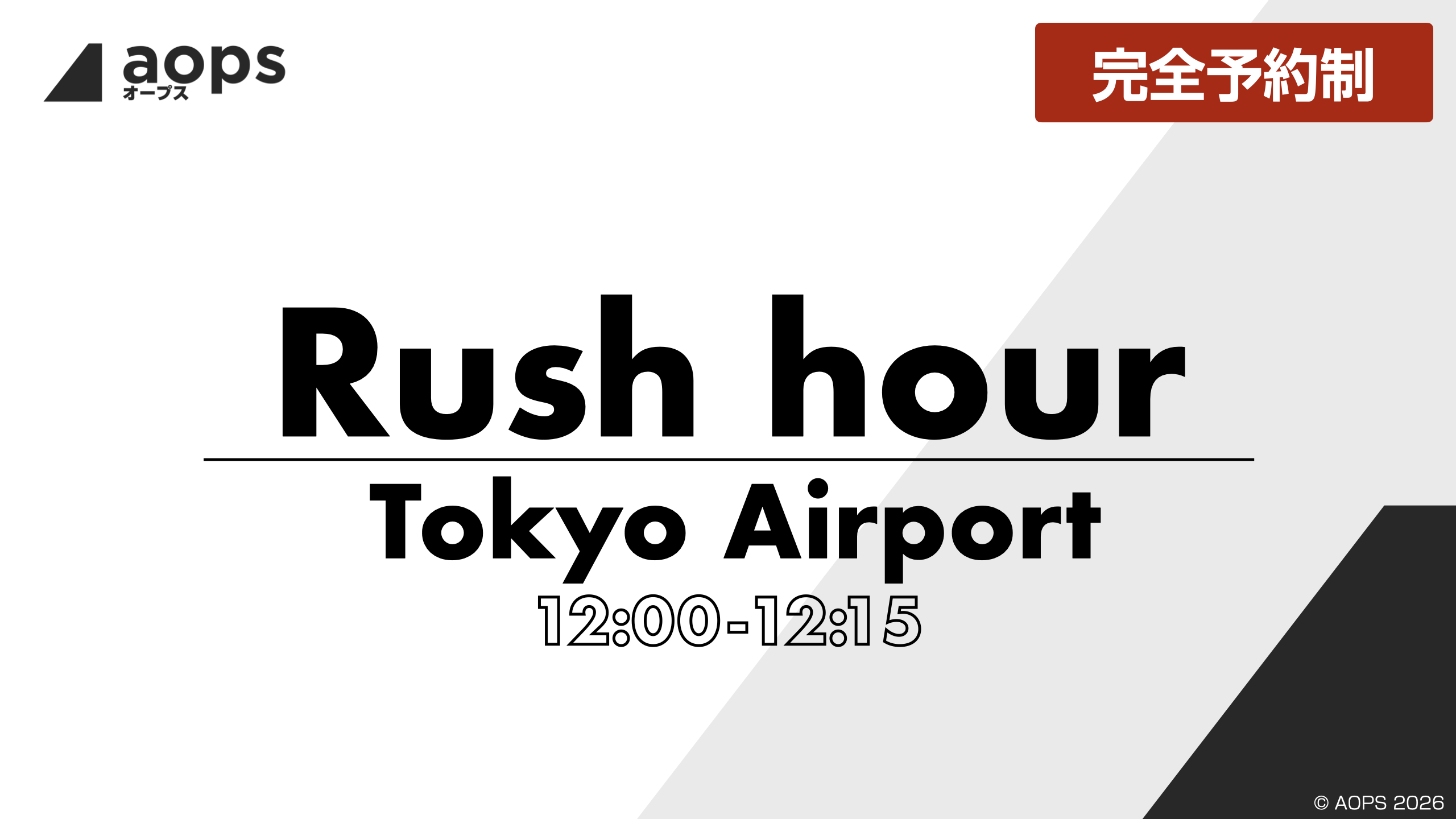 有志「 - Rush hour - Tokyo Airport [#1]」